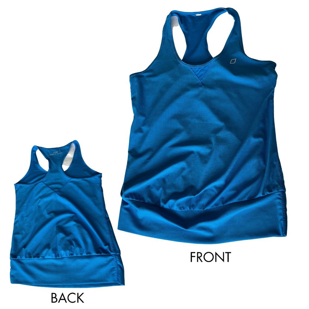 Blue Racerback Lorna Jane Tank